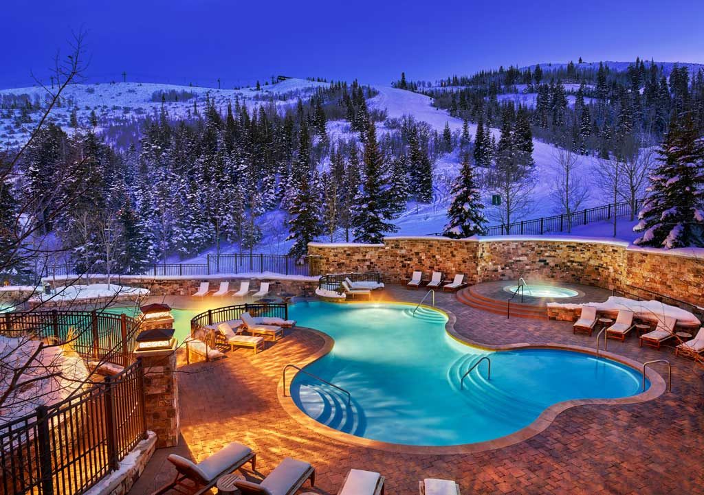 The St. Regis Deer Valley Exterior Pool