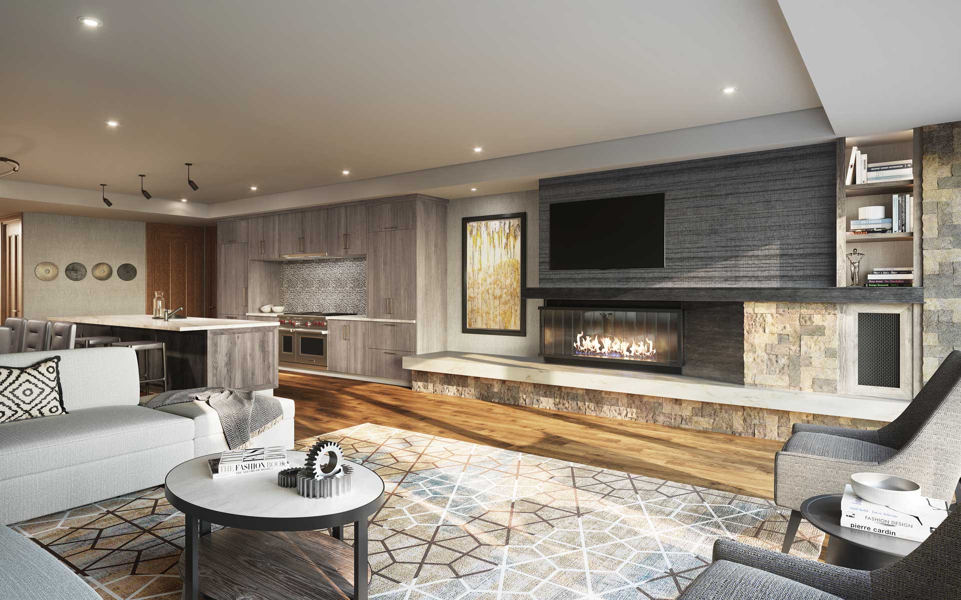The Residences at The St. Regis Deer Valley | Snow Park - Parlor Rendering