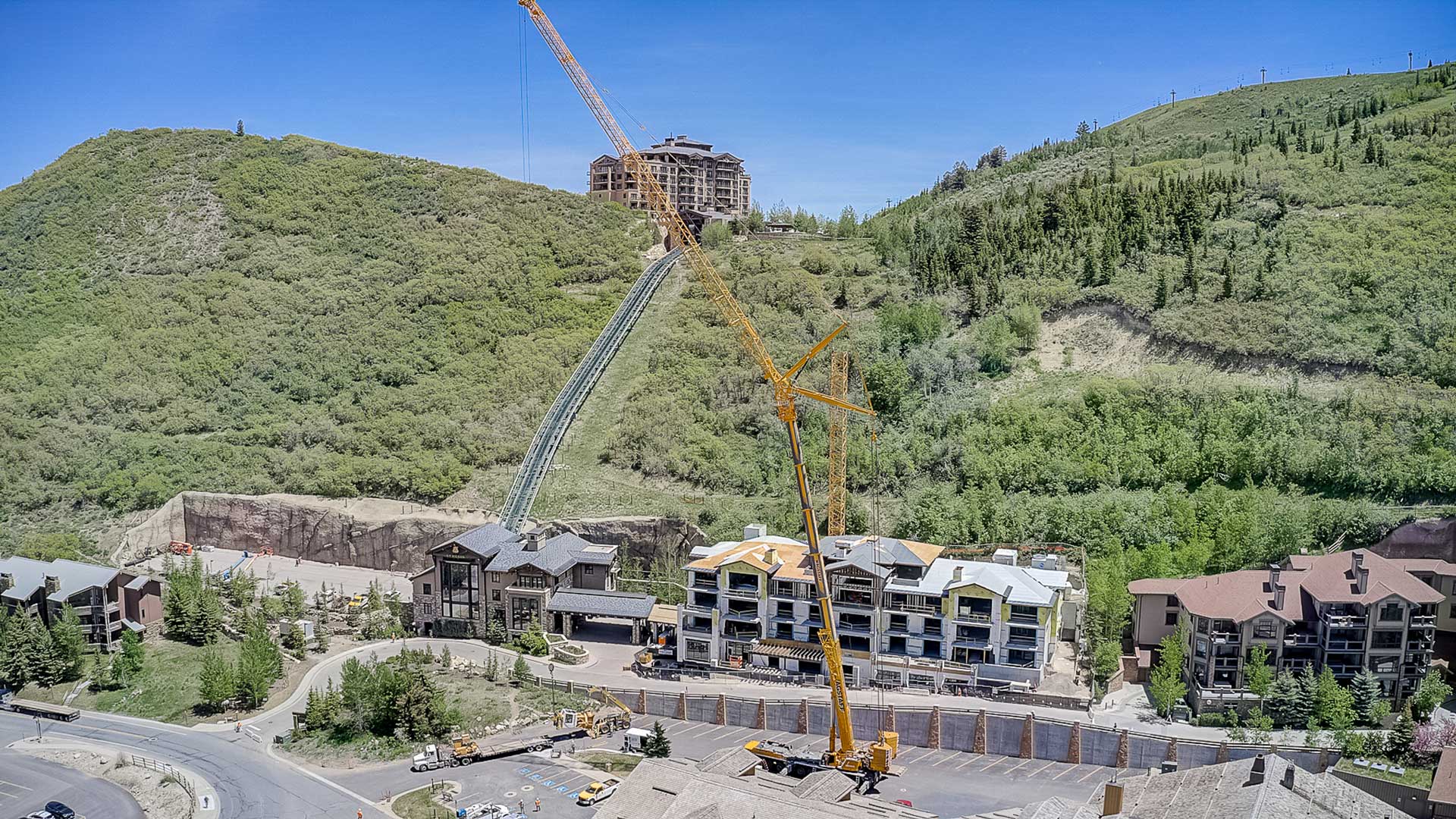Construction Progress, The Residences at The St. Regis Deer Valley | Snow Park, June 3, 2020