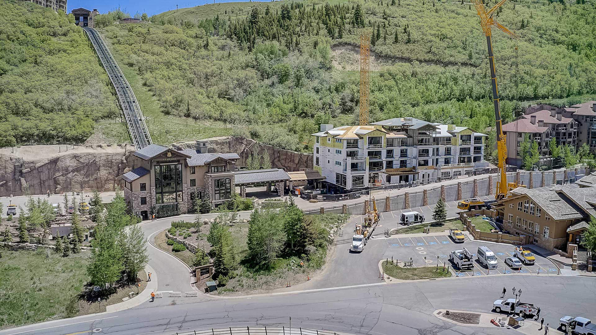 Construction Progress, The Residences at The St. Regis Deer Valley | Snow Park, June 3, 2020