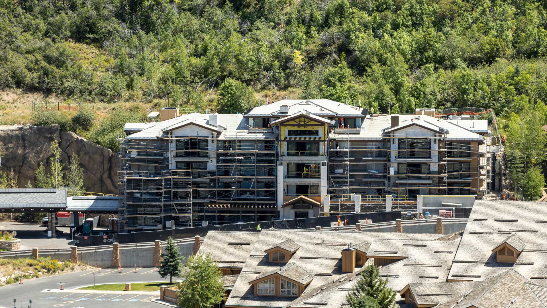 Construction Progress, The Residences at The St. Regis | Snow Park, August 13, 2020