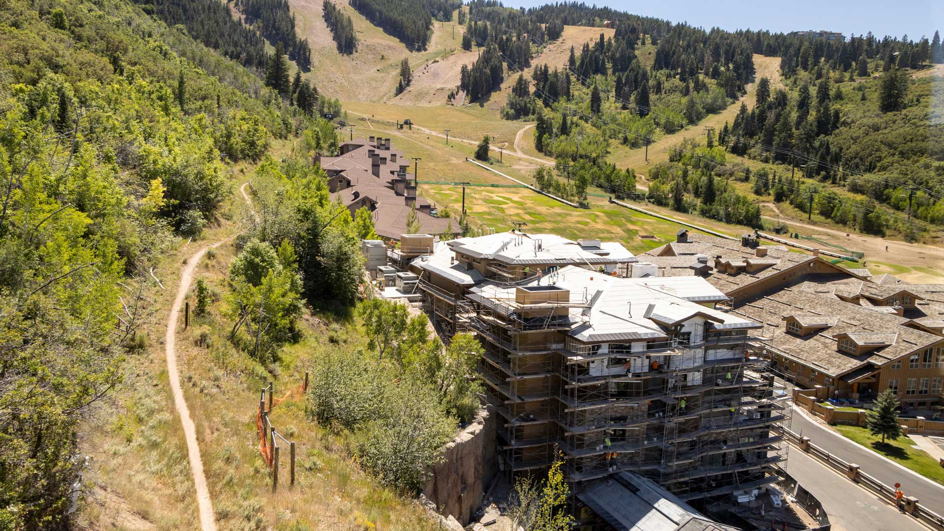 Construction Progress, The Residences at The St. Regis | Snow Park, August 13, 2020