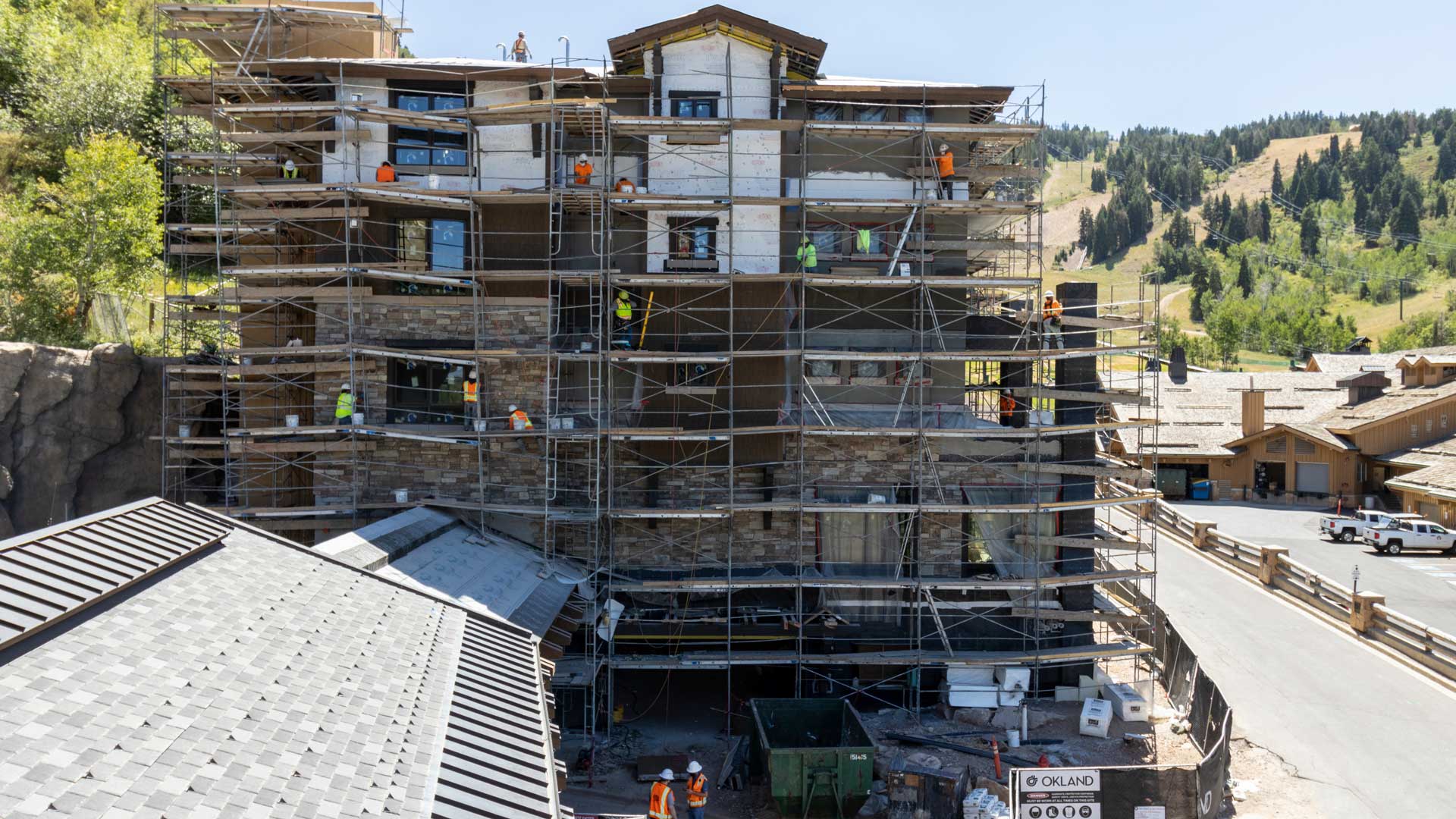 Construction Progress, The Residences at The St. Regis | Snow Park, August 13, 2020