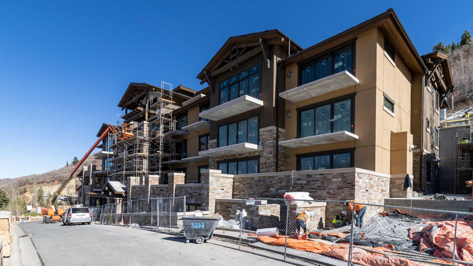 Construction Progress, The Residences at The St. Regis | Snow Park, October 28, 2020